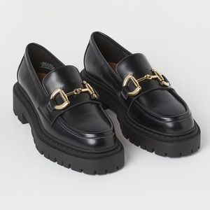 H&M Black Chunky Loafers 👞 trending on TikTok
